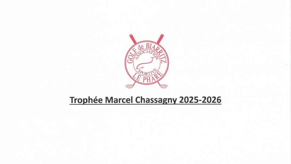 Tous les résultats du Trophée Marcel Chassagny 2026